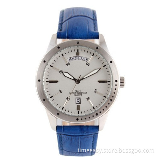 2014 Fashion Latest Leather Quartz Watch, Stainless Steel Watch, Japenese Movement Watch, Sport Watch